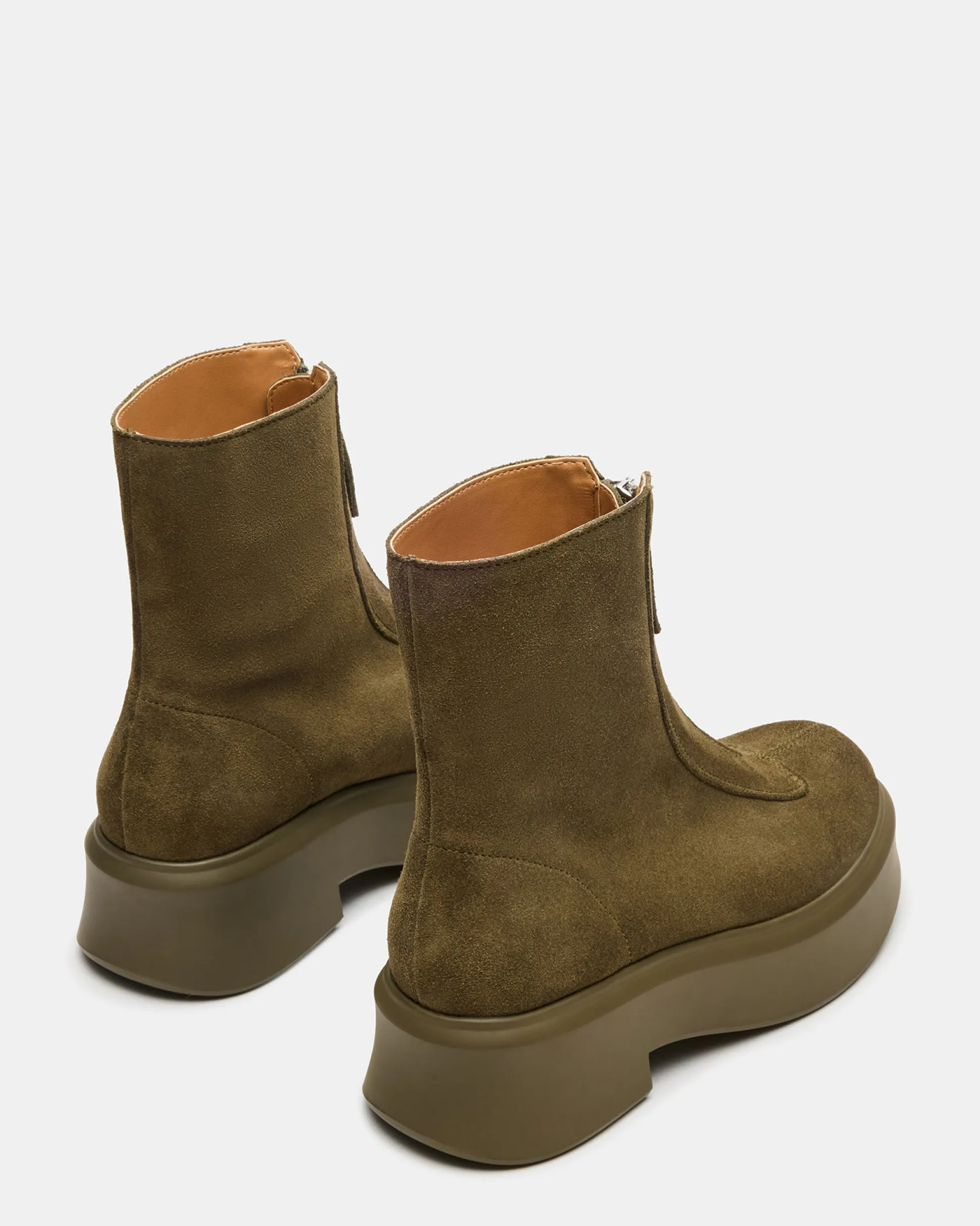 Jones Olive Suede