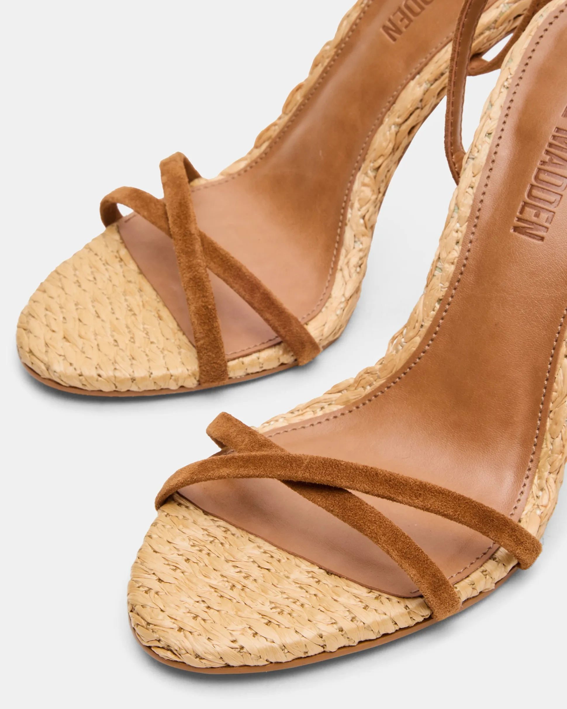 Jypsey Chestnut Suede Raffia