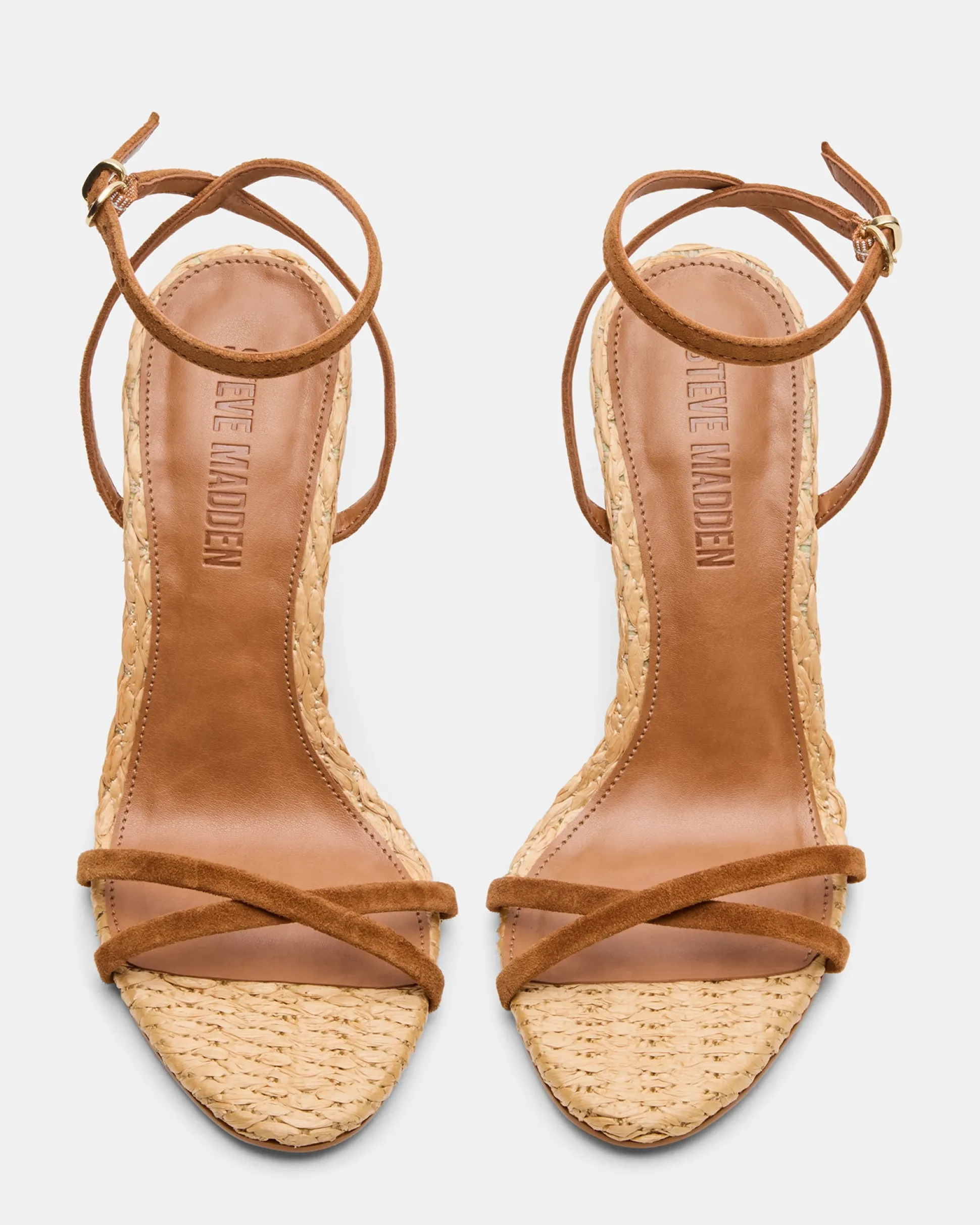 Jypsey Chestnut Suede Raffia