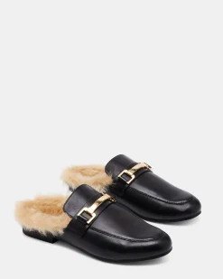 Khloe Black Leather