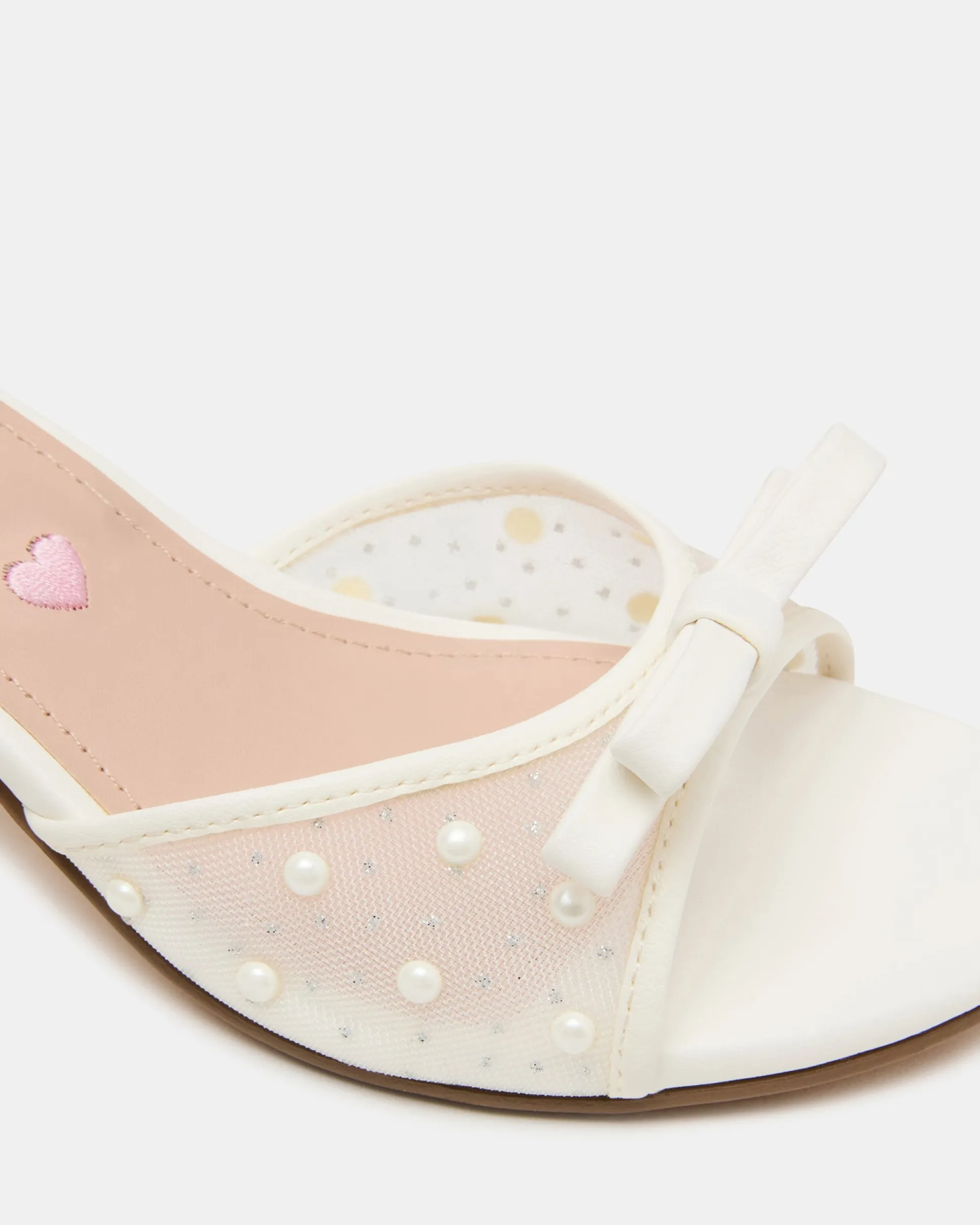 Kids' Adia White Mesh