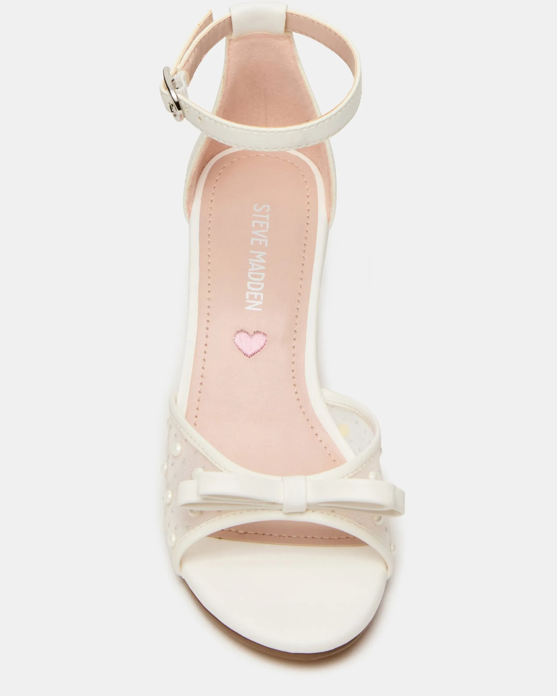 Kids' Adia White Mesh