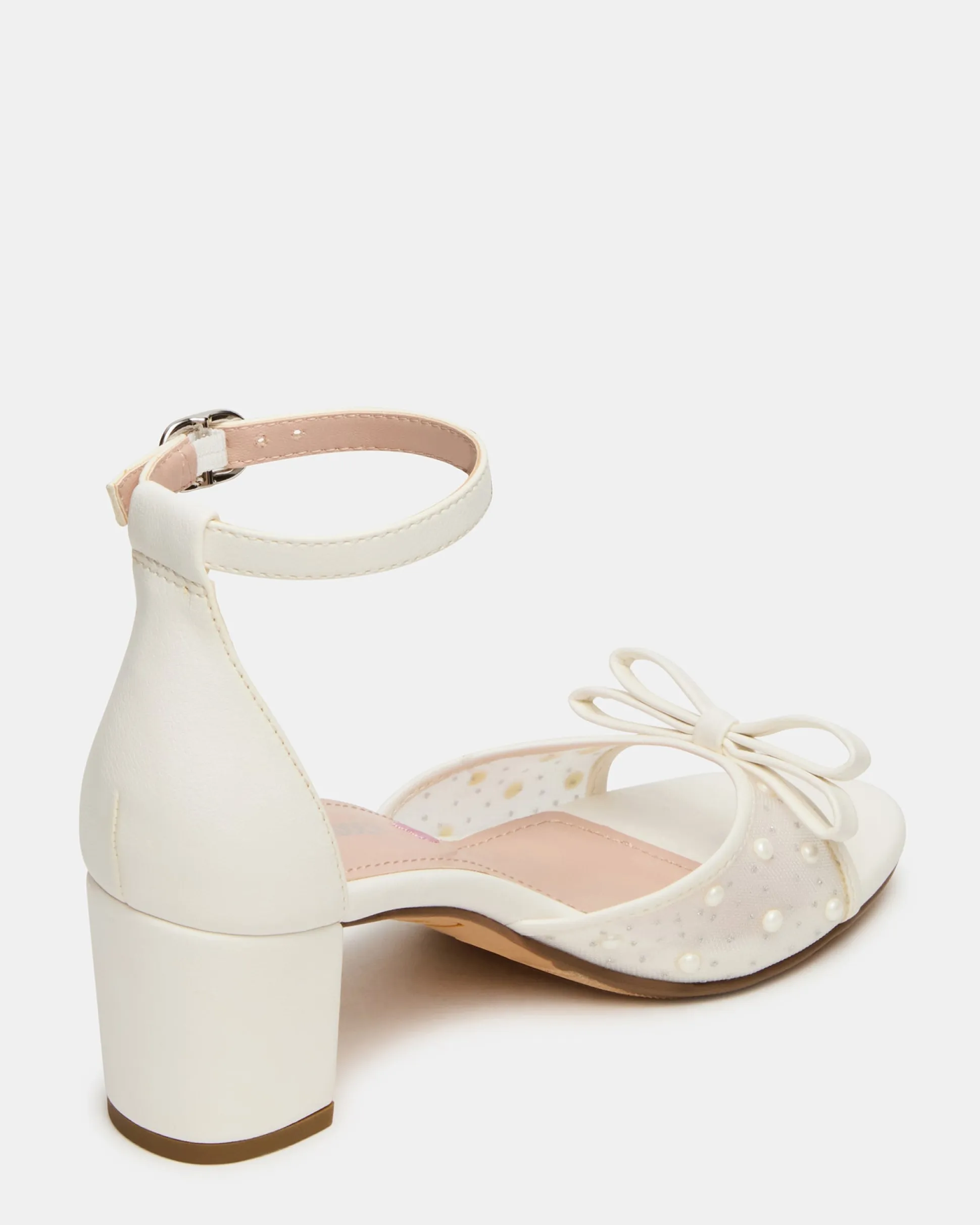 Kids' Adia White Mesh
