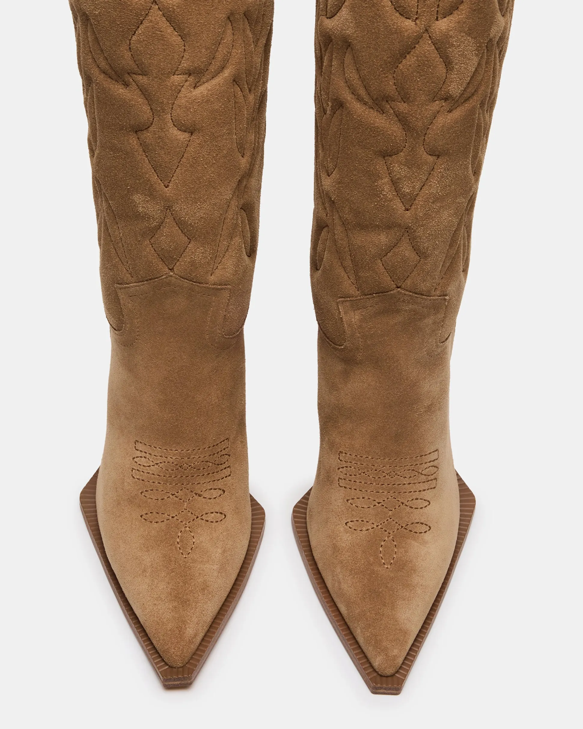 Kinzee Taupe Suede