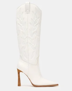 Kinzee White Leather