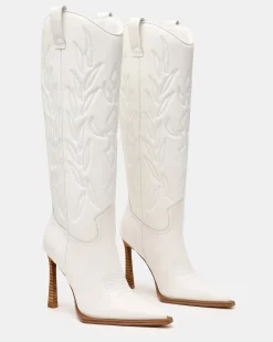 Kinzee White Leather