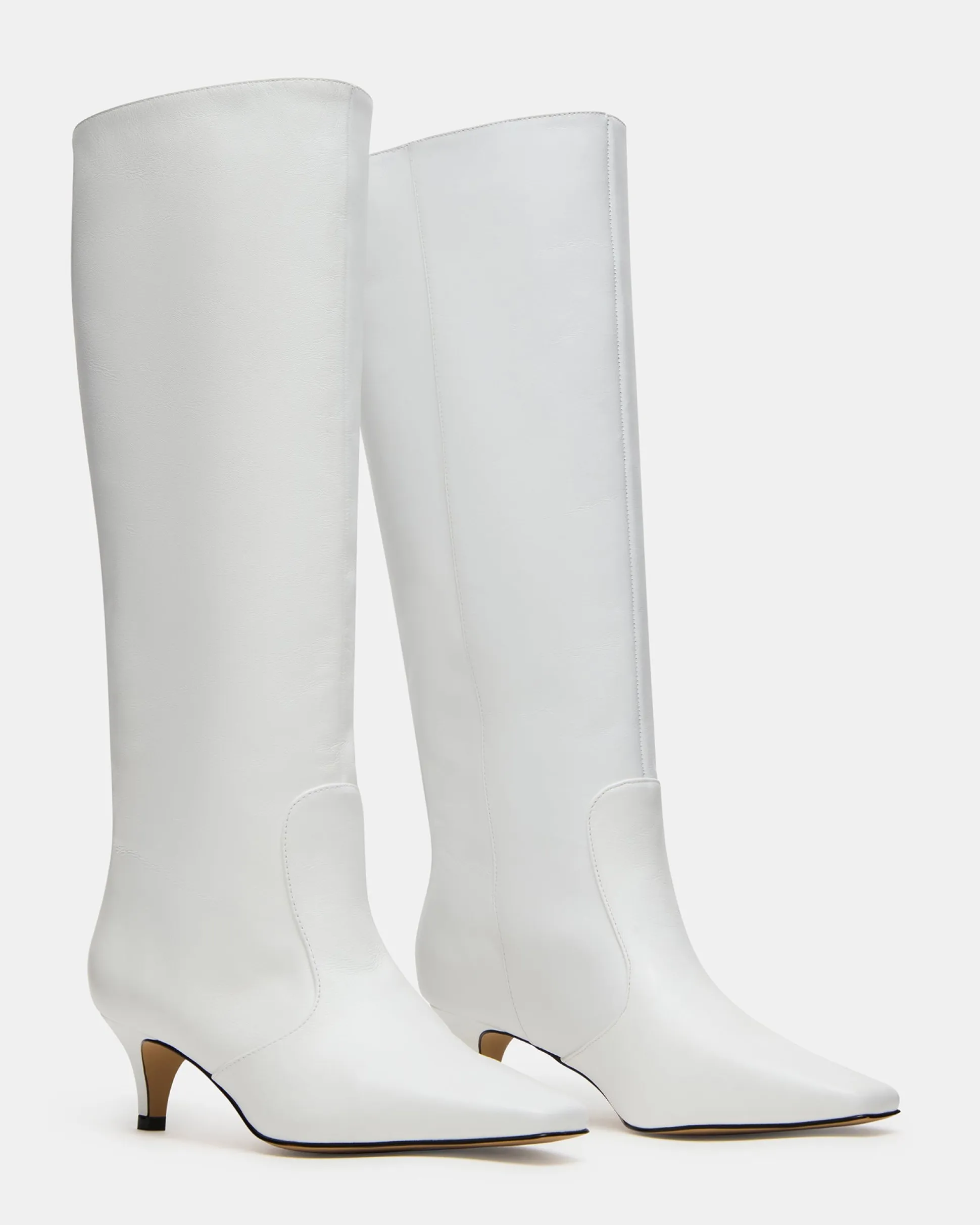 Lander White Leather