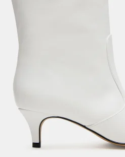 Lander White Leather
