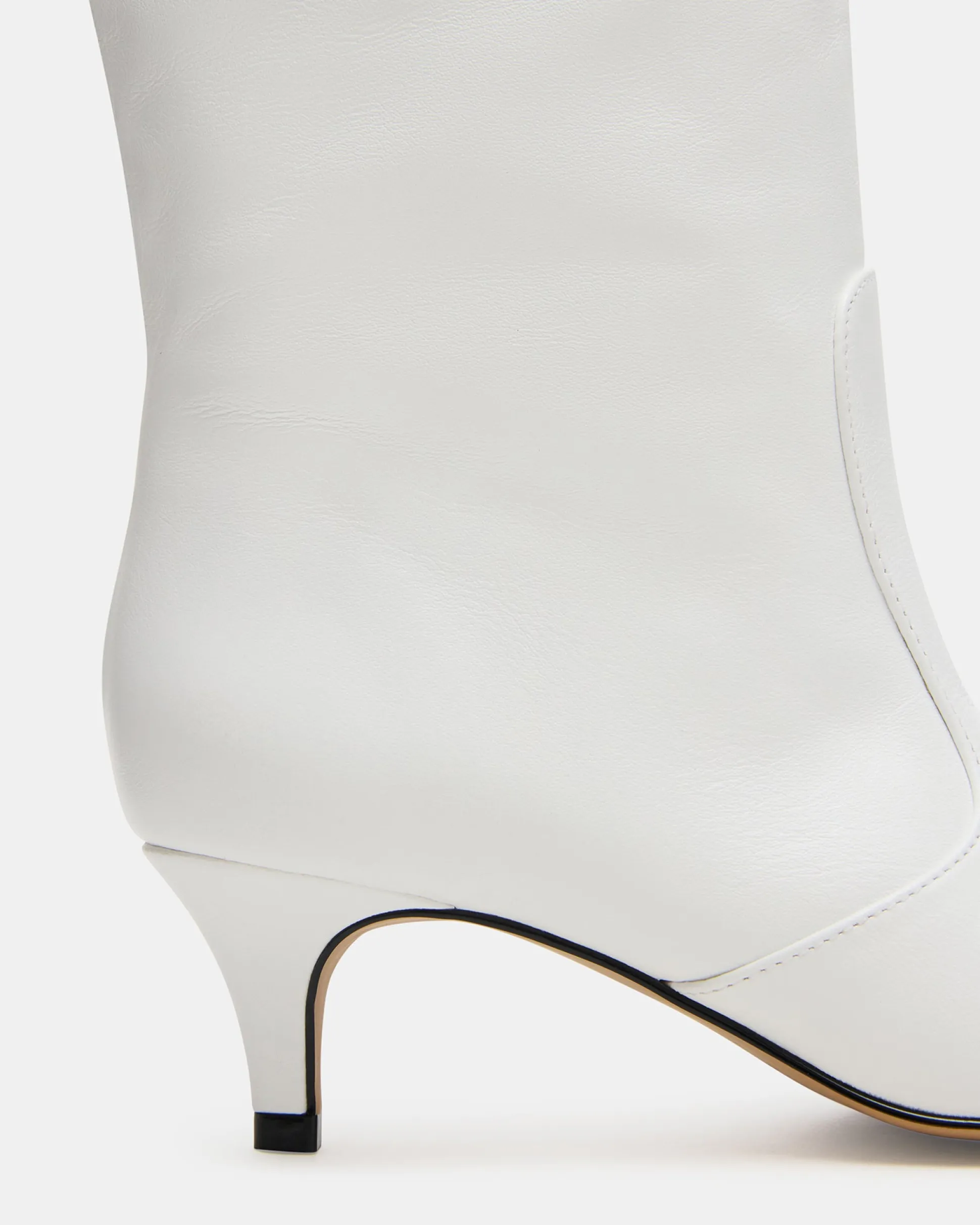 Lander White Leather