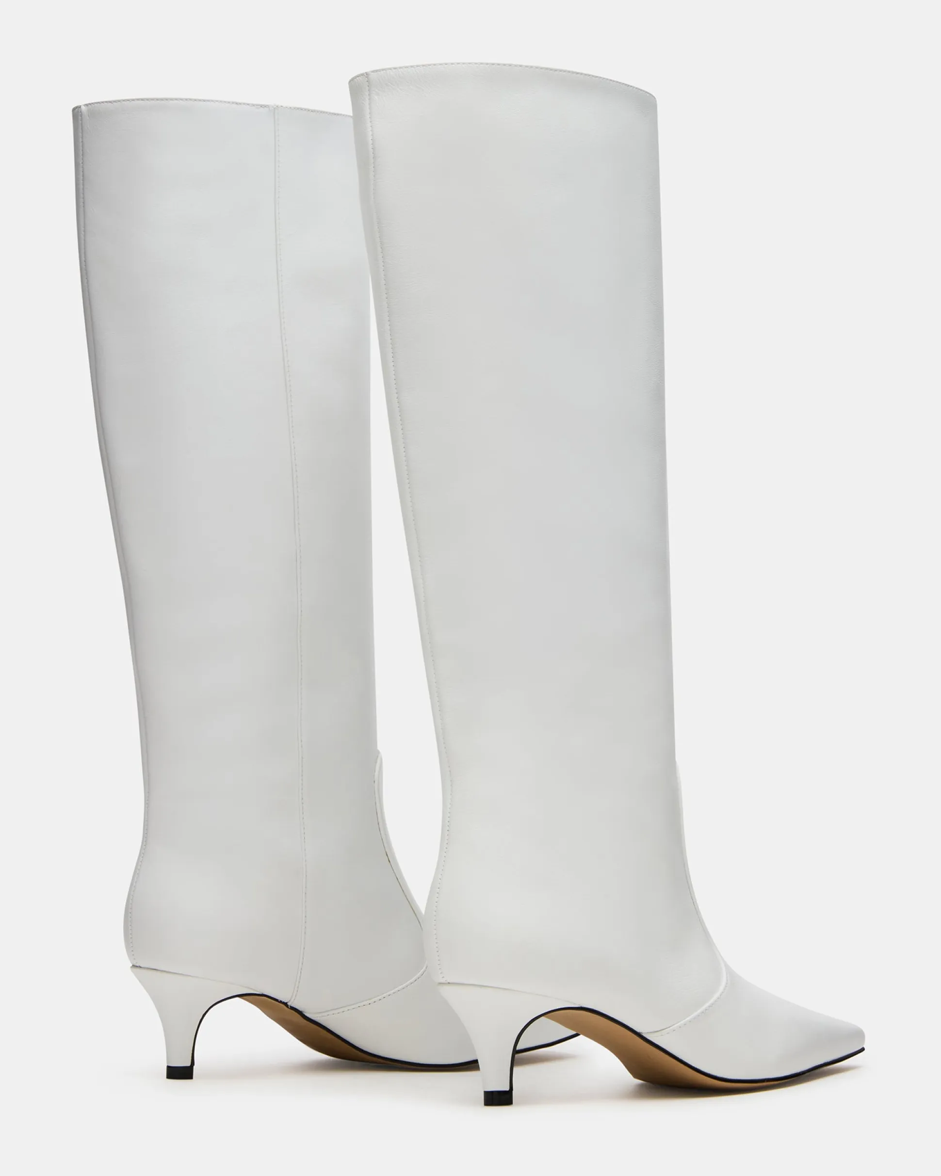 Lander White Leather