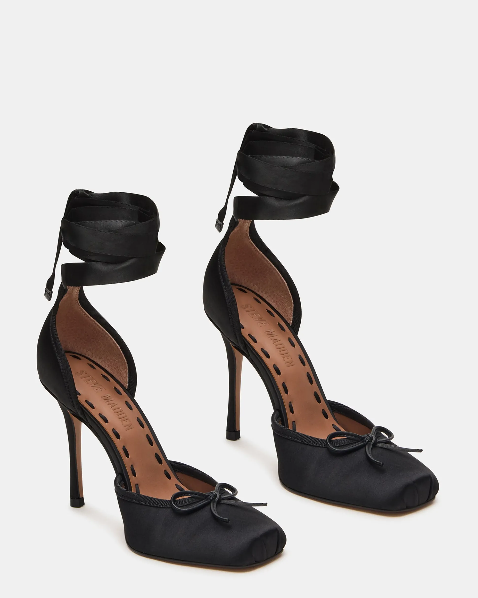 Larina Black Satin