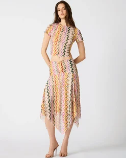 Larke Knit Top Rainbow Vision