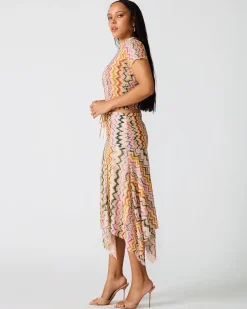 Larke Knit Top Rainbow Vision