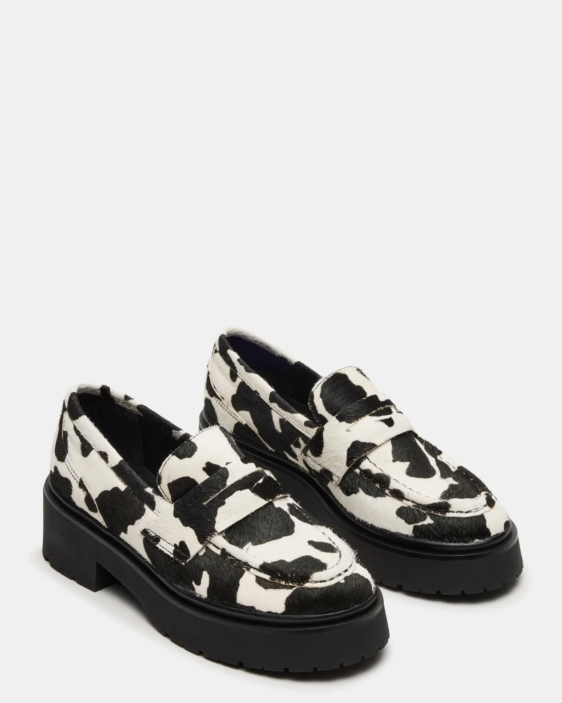 Layken Black Cow Print