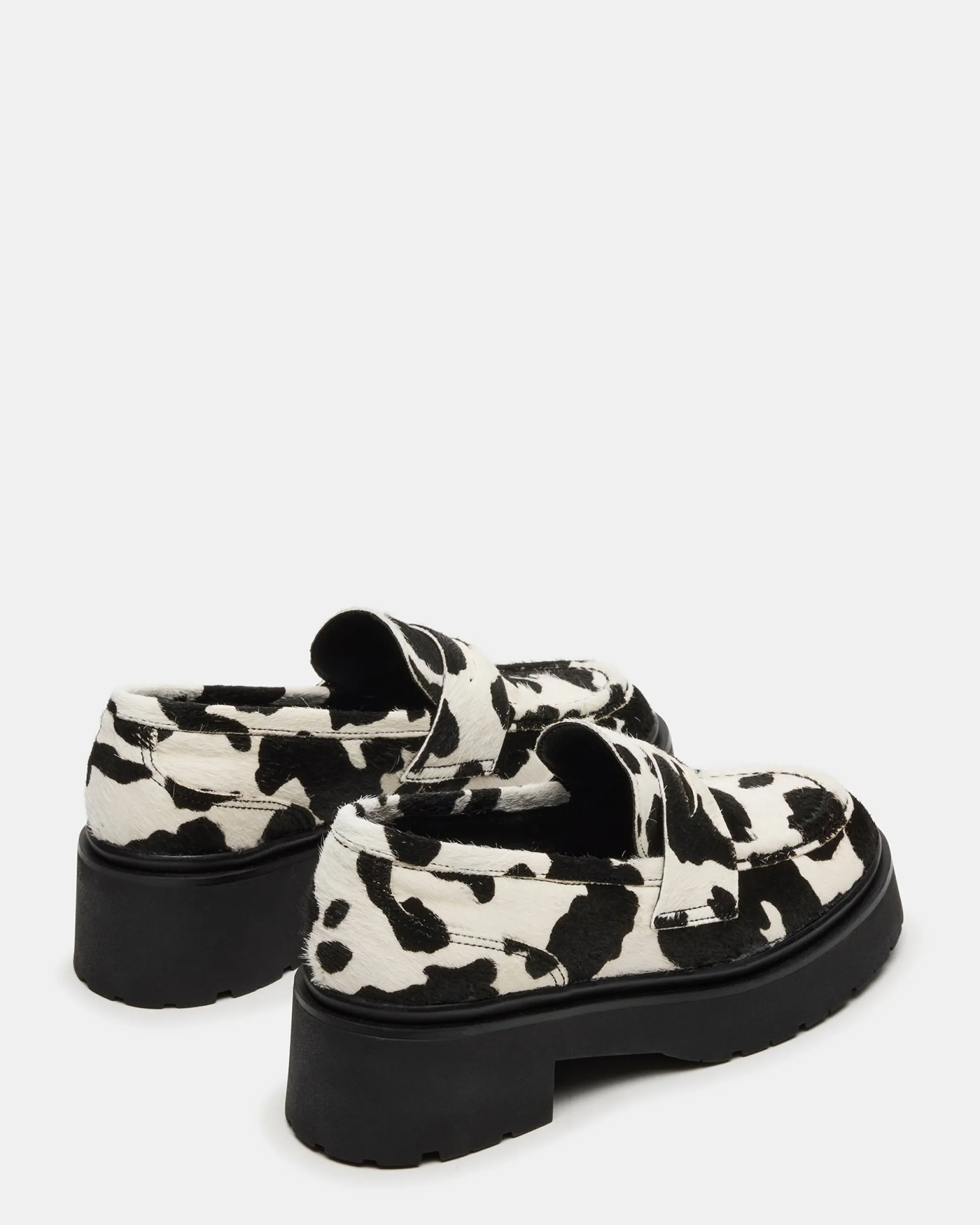 Layken Black Cow Print