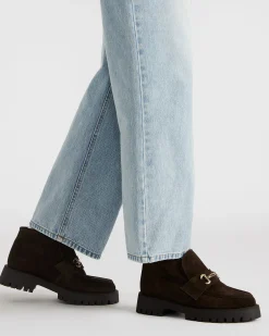 Leon Chocolate Brown Suede