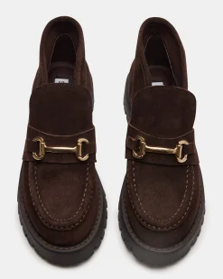 Leon Chocolate Brown Suede