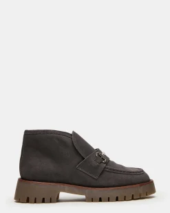Leon Grey Suede