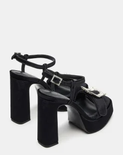 Liandra Buckle Black Velvet