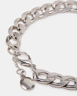Link Chain Anklet Silver