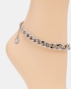 Link Chain Anklet Silver
