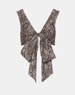 Livy Top Forest Green