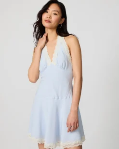 Liza Dress Blue Ice