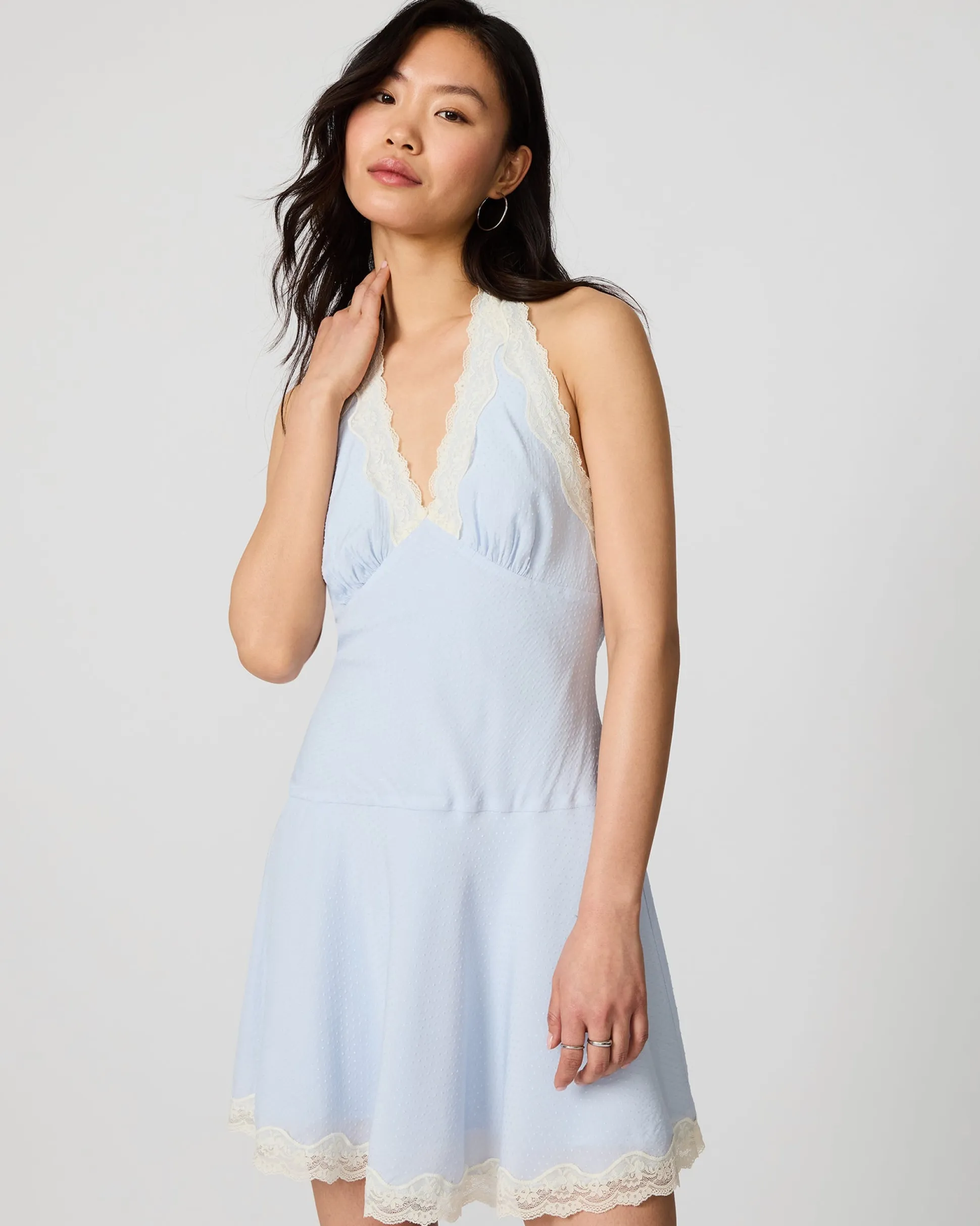 Liza Dress Blue Ice