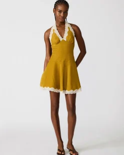 Liza Dress Thyme Green