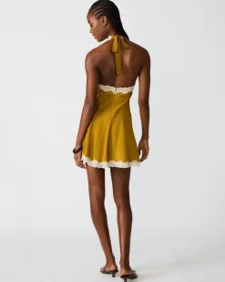 Liza Dress Thyme Green