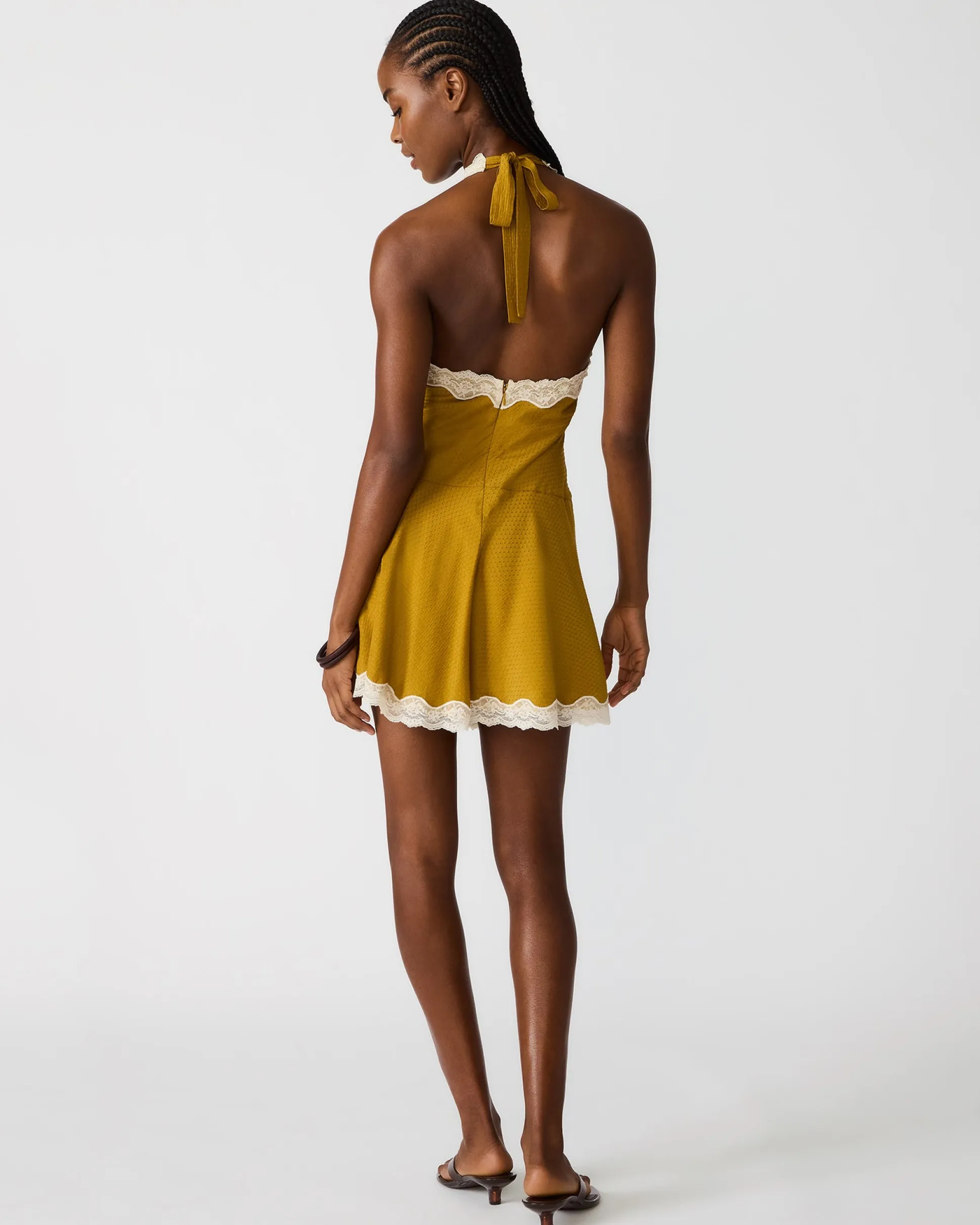 Liza Dress Thyme Green