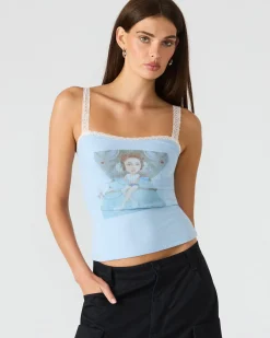 Love Goldie Tank Surf Blue