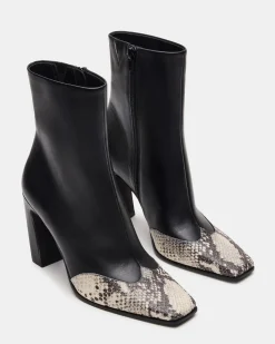 Lyle Black Leather With Snake