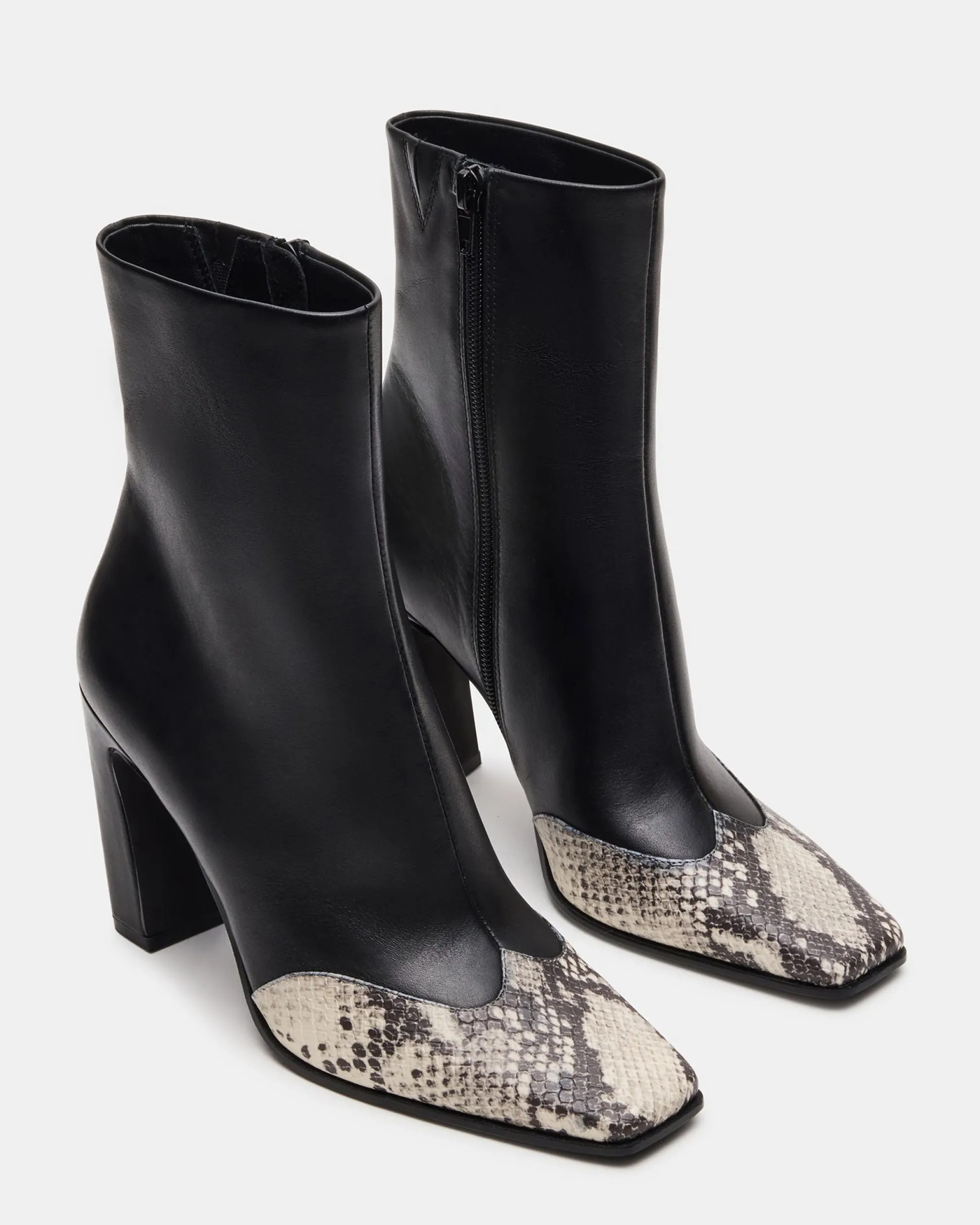 Lyle Black Leather With Snake
