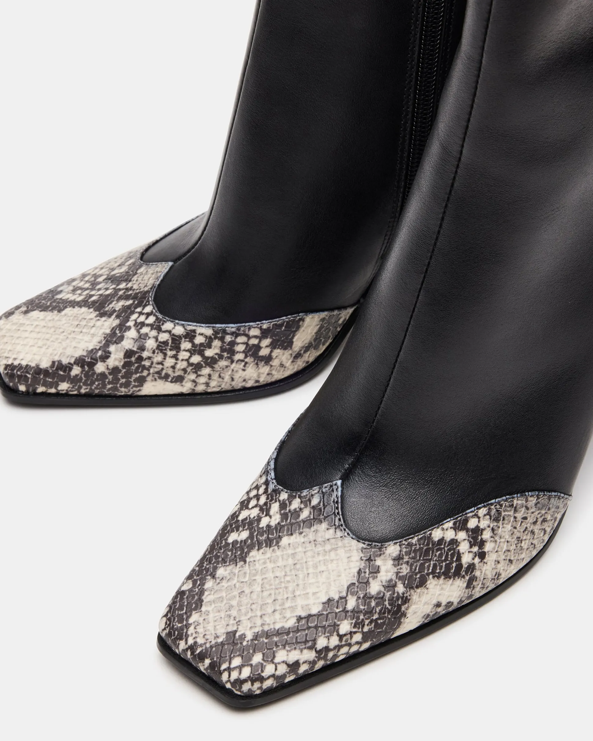 Lyle Black Leather With Snake