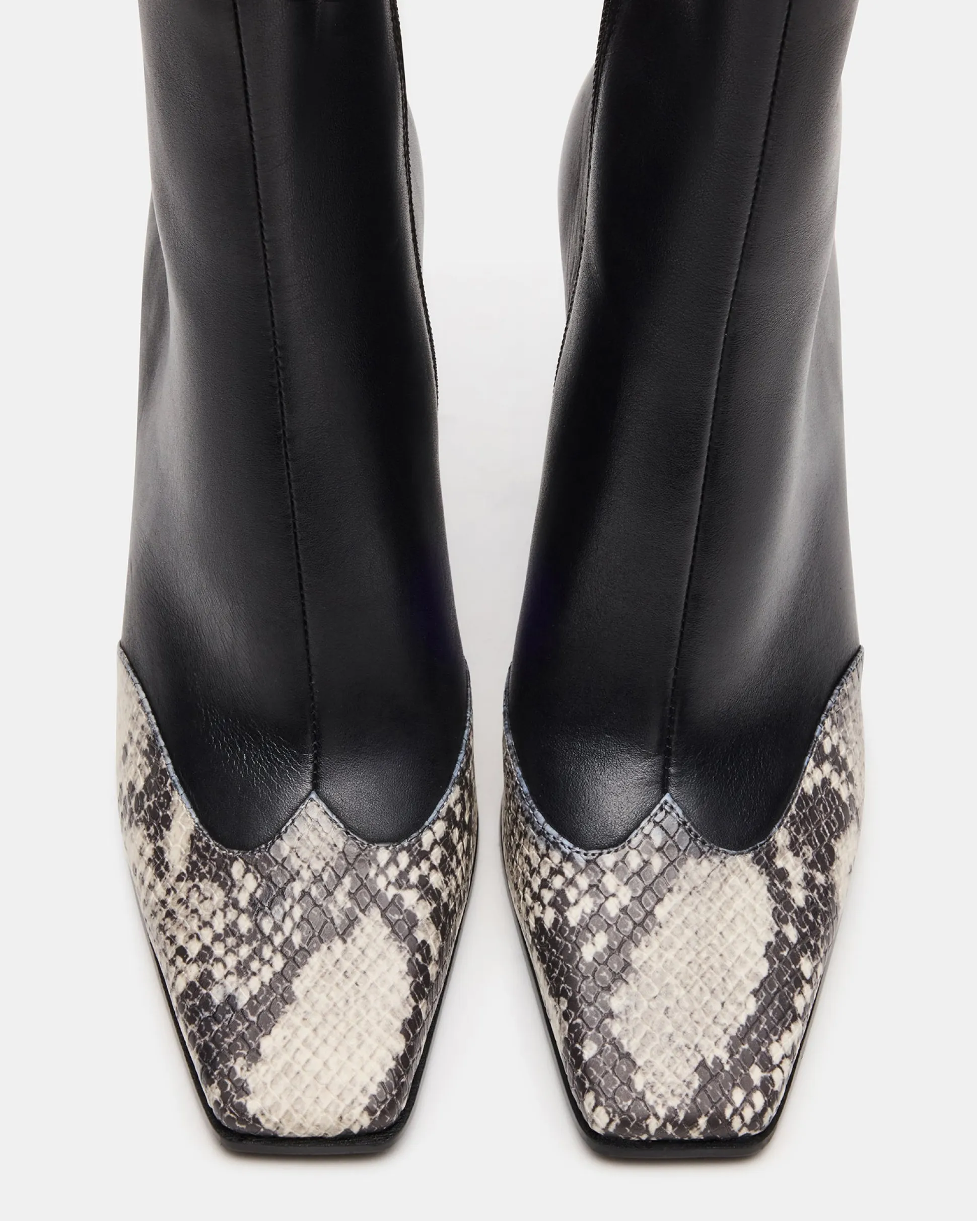 Lyle Black Leather With Snake