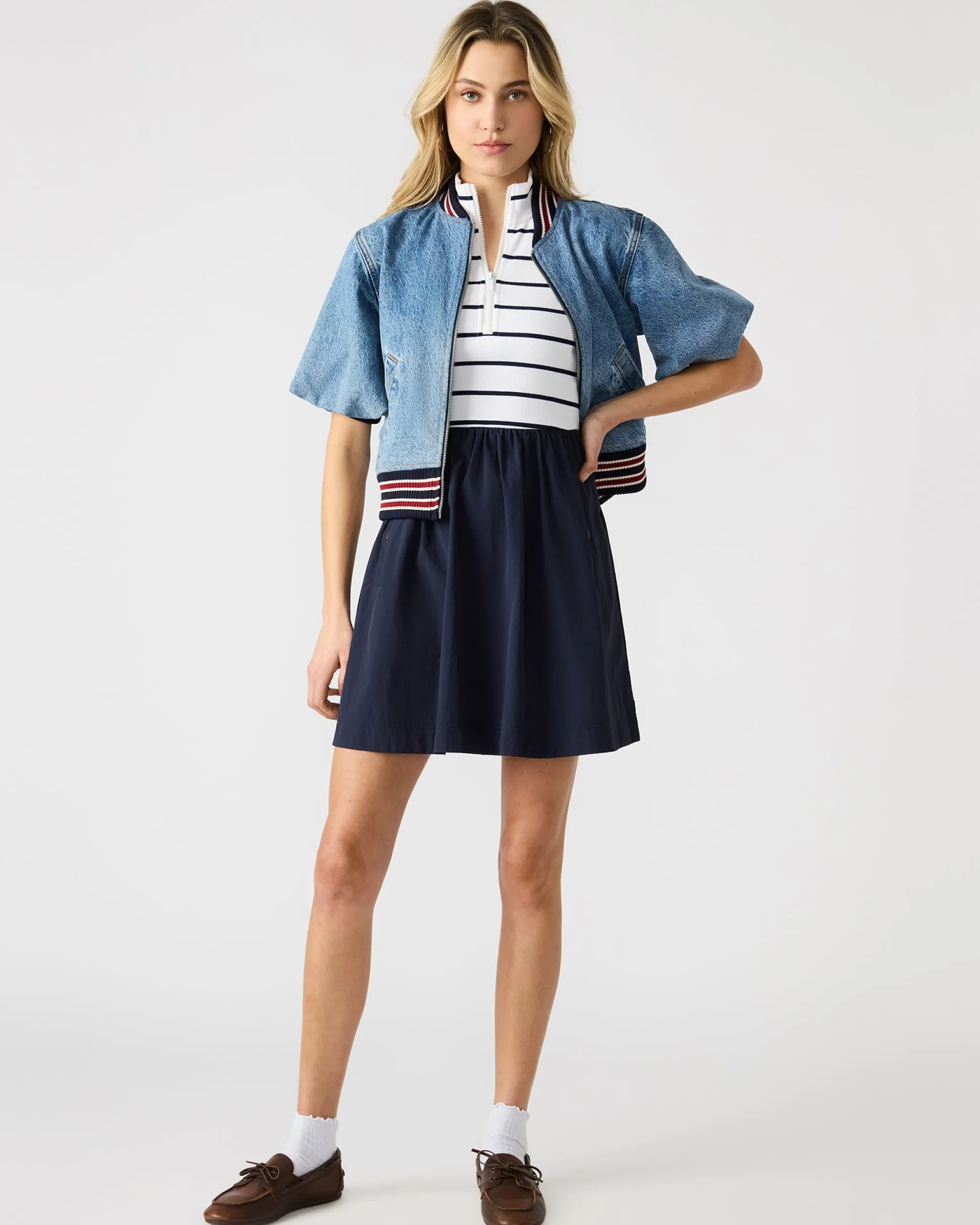 Lyon Dress Navy