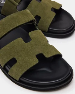 Maiven Green Suede
