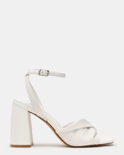 Mandy White Leather