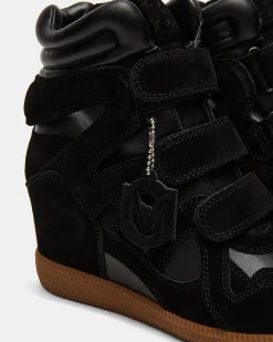 Mavis Black Suede