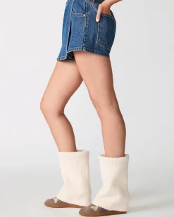 Mavis Knit Taupe Suede