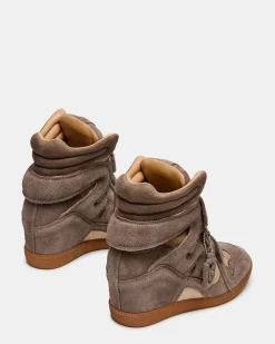 Mavis Taupe Suede