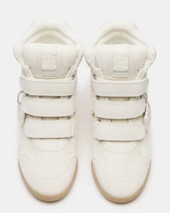 Mavis White Suede