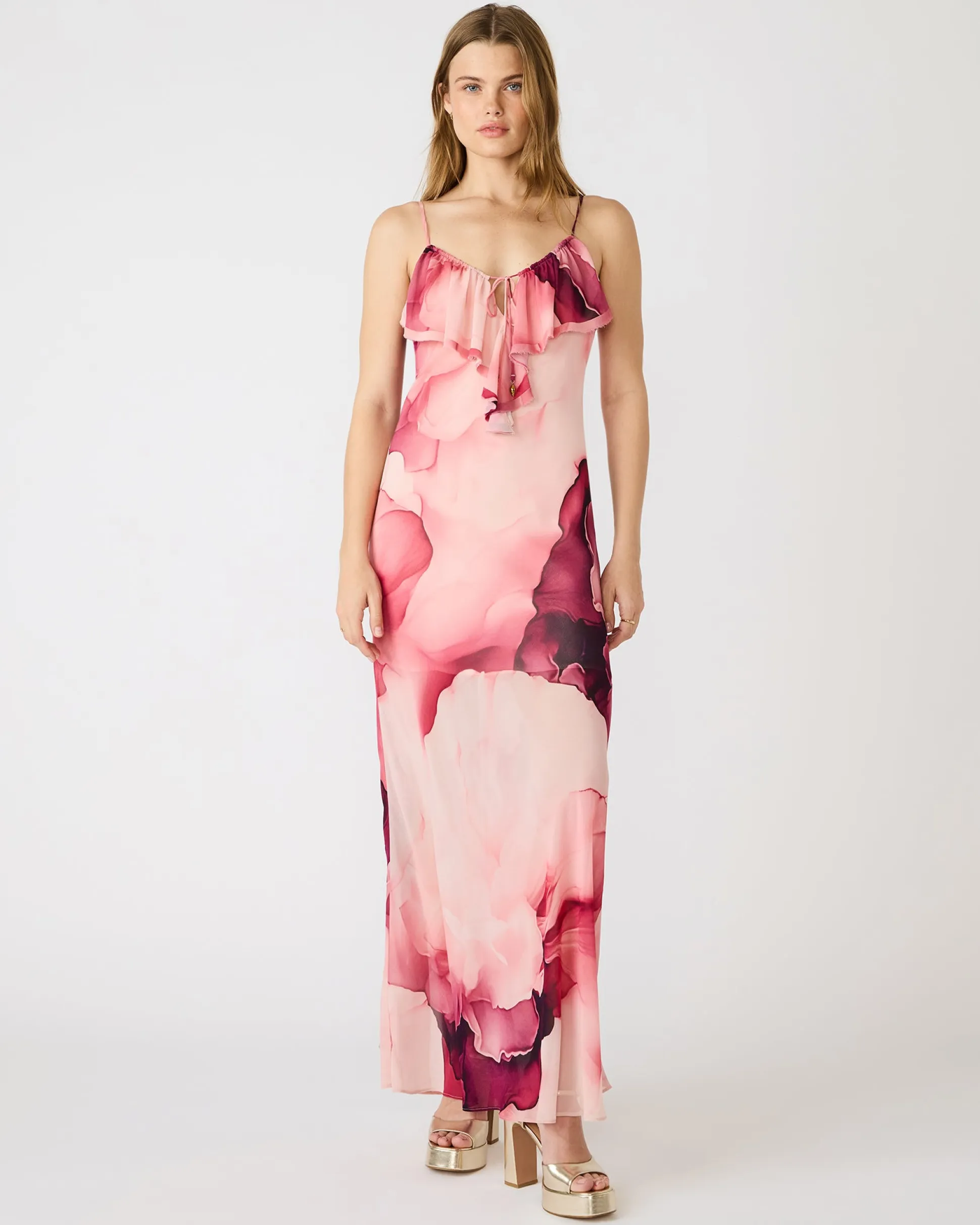 Maxinia Dress Coral Cloud