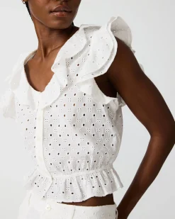 Mayra Top White