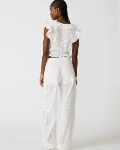 Mayra Top White