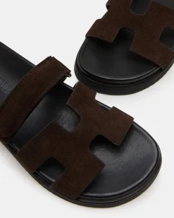 Mayven Chocolate Brown Suede