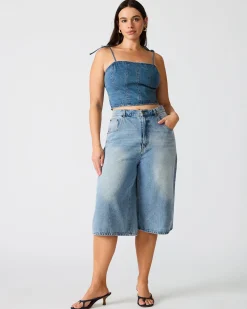 Meaghan Top Blue Heather