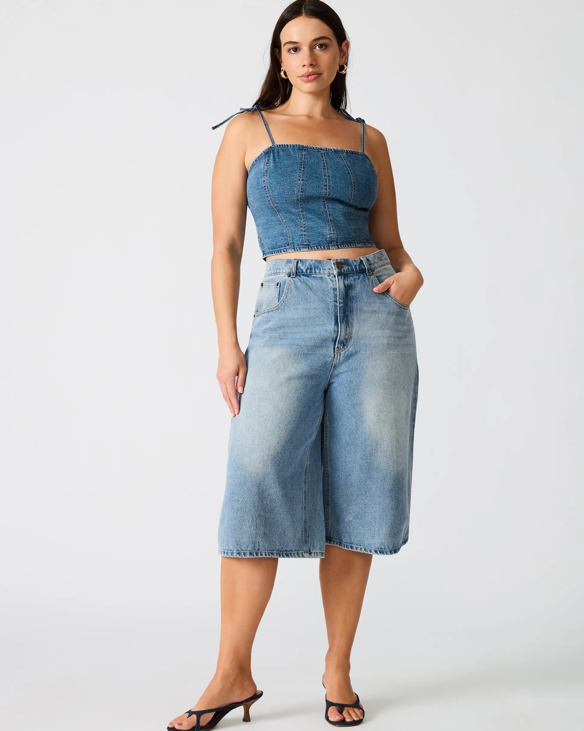 Meaghan Top Blue Heather