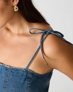 Meaghan Top Blue Heather